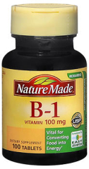 Nature Made Vitamin B-1 100 mg Tablets - 100 ct