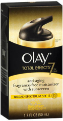 Olay Total Effects 7-in-1 Anti-Aging UV Moisturizer SPF 15 Fragrance-Free - 1.7 fl oz