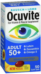 Ocuvite Eye Vitamin & Mineral Supplement, Adult 50+ - 50 ct