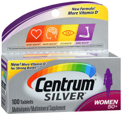 Centrum Silver Women 50+ Tablets - 100 ct