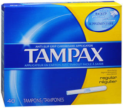 Tampax Flushable Tampons Regular - 40 ea.