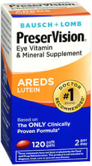 PreserVision Eye Vitamin and Mineral Supplement With Lutein - 120 Softgels