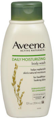 Aveeno Active Naturals Daily Moisturizing Body Wash - 12 oz