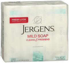 Jergens Mild Soap - 4 Bars