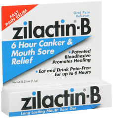 Zilactin-B Canker & Mouth Sore Gel - 0.25 oz