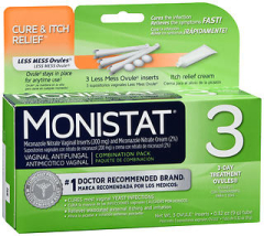 Monistat 3 Vaginal Antifungal Combination Pack - 3 Each