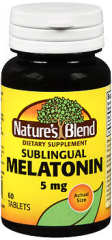 Nature's Blend Melatonin 5 mg - 60 Tablets