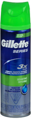 Gillette Series Shave Gel Sensitive - 7 oz