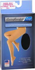 Loving Fashion Pantyhose - Black - Large - 1 Pair