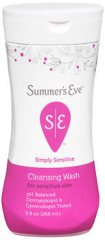 Summer's Cleansing Wash for Sensitive Skin Simply Summers - 9 oz