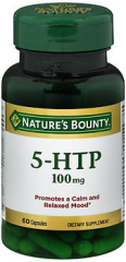 Nature's Bounty 5-HTP 100 mg Dietary Supplement Capsules - 60 ct