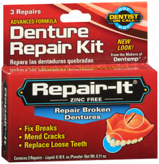 D.O.C. Repair-It Denture Repair Kit - 3 ct