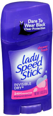 Lady Speed Stick Invisible Dry Antiperspirant Deodorant Shower Fresh - 1.4 oz