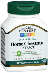 21st Century Standardized Horse Chestnut Extract Vegetarian Capsules