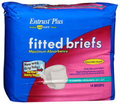 Entrust Plus Fitted Briefs Maximum Absorbency Extra Large