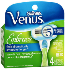 Gillette Venus Embrace Cartridges - 4 ct