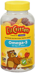 L'il Critters Omega-3 Gummies Assorted Flavors