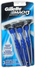 Gillette MACH3 Disposable Razors Smooth Shave