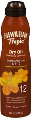 Hawaiian Tropic Dry Oil Clear Spray Sunscreen SPF 12