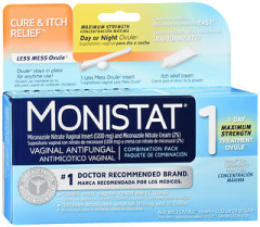 MONISTAT 1 Vaginal Antifungal Combination Pack Day or Night