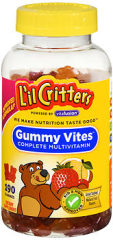 L'il Critters Gummy Vites Complete Multivitamin Dietary Supplement Gummies Fruit Flavors