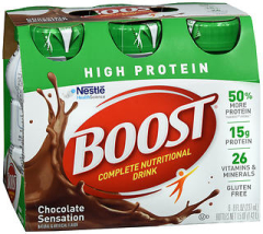 BOOST High Protein Complete Nutritional Drinks Chocolate Sensation