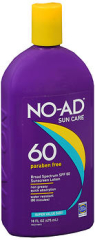 NO-AD Sunscreen Lotion SPF 60