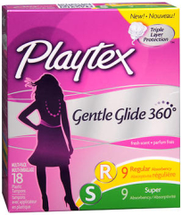 Playtex Gentle Glide 360 Tampons Fresh Scent Multi-Pack