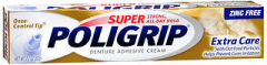 Super Poligrip Denture Adhesive Cream Extra Care - 2.2 oz