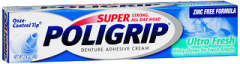 Super Poligrip Denture Adhesive Cream Ultra Fresh - 2.4 oz