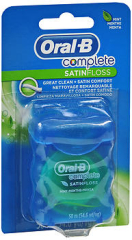 Oral-B Complete SATINfloss Dental Floss Mint