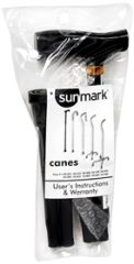 Sunmark Folding Cane Black