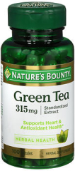 Natures Bounty Green Tea Extract 315mg - 100 Capsules