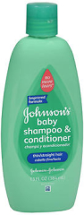 JOHNSON'S No More Tears Baby Shampoo & Conditioner Thin/Straight Hair