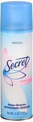 Secret Anti-Perspirant Deodorant Aerosol Spray Powder Fresh - 6 oz