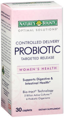 Nature's Bounty Optimal Solutions Controlled Delivery Probiotic Targeted Release - 30 Caplets