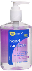 Sunmark Hand Sanitizer, Advanced, 70% - 8 oz