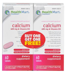 HM CALCIUM 600MG W D BOGO DL