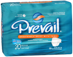 Prevail Briefs Medium - 4 Packs of 20