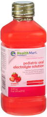 Health Mart Pharmacy Pediatric Oral Electrolyte Solution Strawberry Flavor