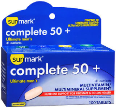 Sunmark Complete, 50+ Ultimate, Men's Tablets - 100 Tablets