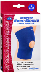 FLA ORTHOPEDICS Safe-T-Sport Neoprene Knee Sleeve Open Patella 37-373SMNVY