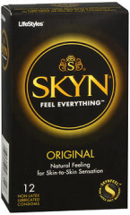 LifeStyles SKYN Condoms Lubricated Non-Latex - 12 ct