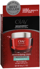 Olay Regenerist Micro-Sculpting Cream, Fragrance-Free - 1.7 oz