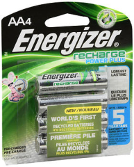 Energizer e2 Rechargeable Batteries AA - 4 pk