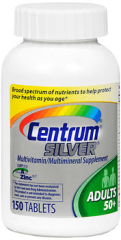 Centrum Silver Tablets, Adults 50+ - 150 ct