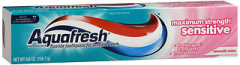 Aquafresh Triple Protection Maximum Strength, Sensitive & Gentle Whitening Toothpaste Smooth Mint - 5.6 oz