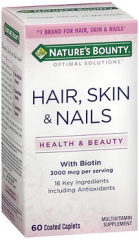 Nature's Bounty Hair, Skin and Nails - 60 Coated Caplets