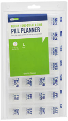 Ezy Dose Weekly/One-Day At-A-Time Pill Planner Large