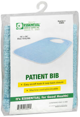 Essential Medical Supply Patient Bib Blue